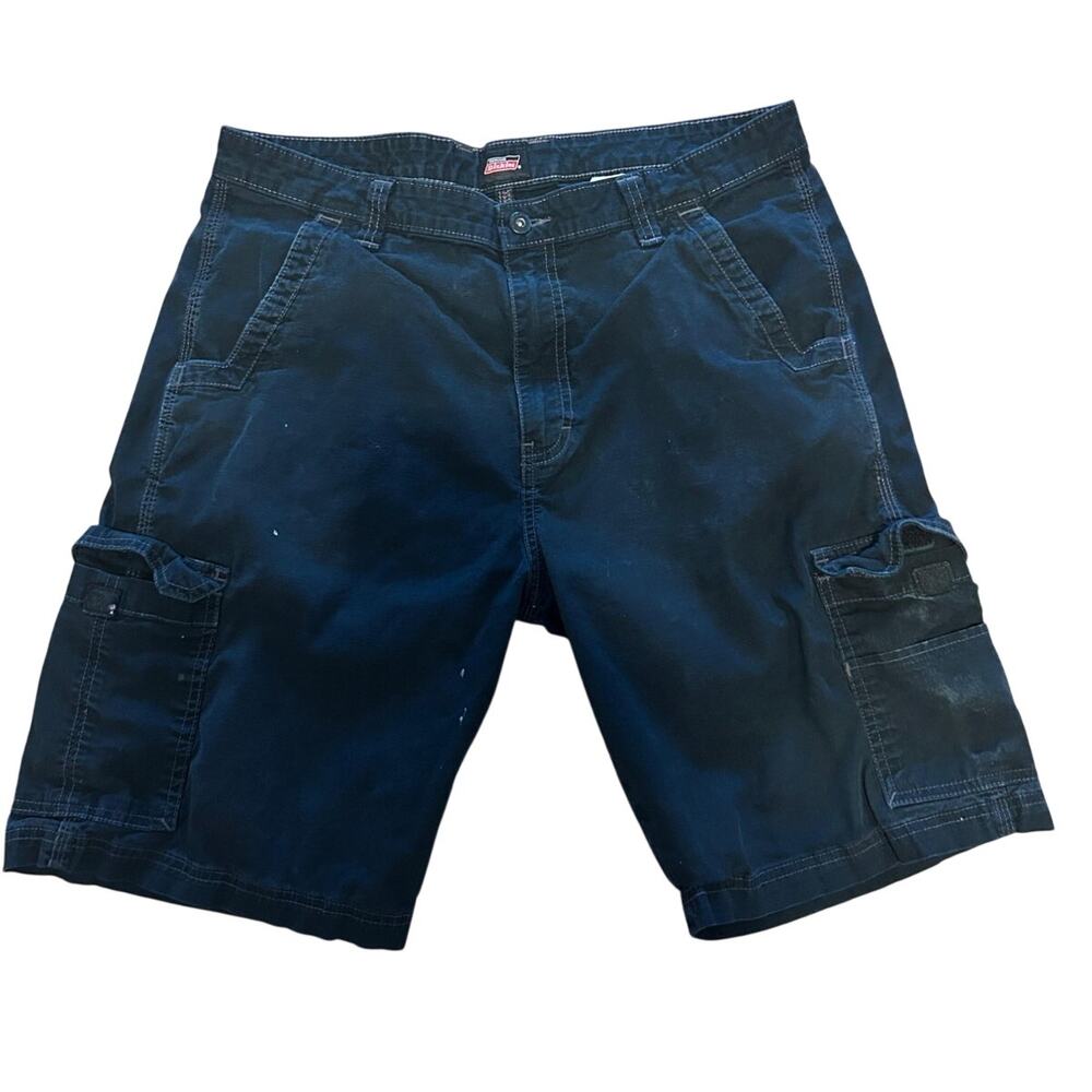 Durable Black Dickies Men's Cargo Shorts - Size 34x10.5
